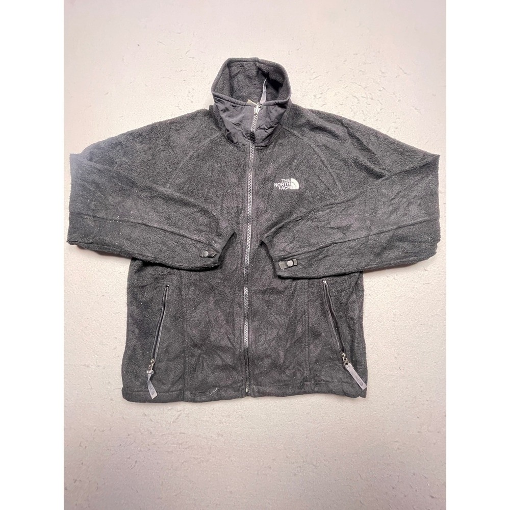 The North Face Denali Fleece Jacket Womens Medium Black Polyester Excellent